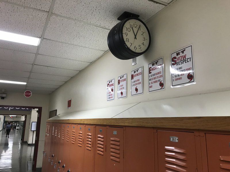 School rewards students for good behavior